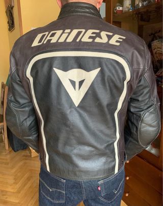 Chaqueta Cuero Moto Dainese Talla S