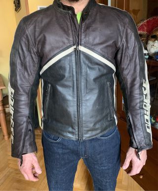 Chaqueta Cuero Moto Dainese Talla S