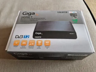 Receptor TDT GigaTV HD250 T DVB-T2