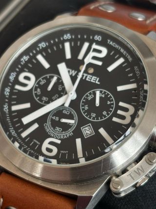 TW Steel TW6 45mm Reloj Cronógrafo Marrón