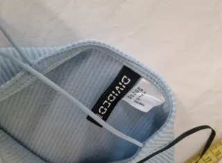 Abito estivo monospalla azzurro