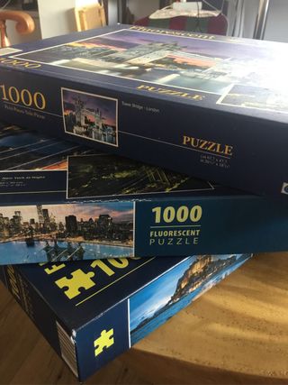 Lote 4 Puzzles 1000 piezas Zuzana