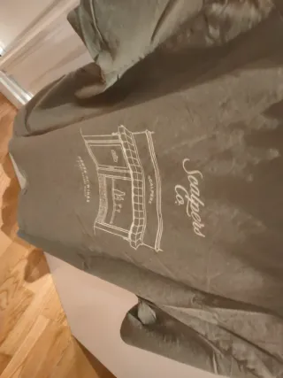 Camiseta Scalpers Talla M Verde Gris