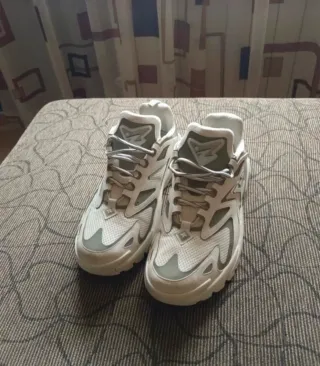 Deportivas Louis Vuitton Hombre Gris/Blanco