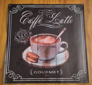 4 Salvamanteles Metal Café