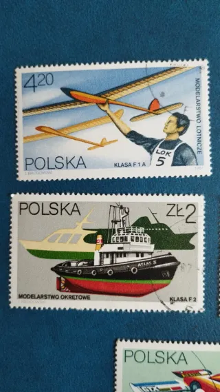 Lote 138 Sellos Polonia - Modelismo