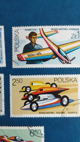 Lote 138 Sellos Polonia - Modelismo