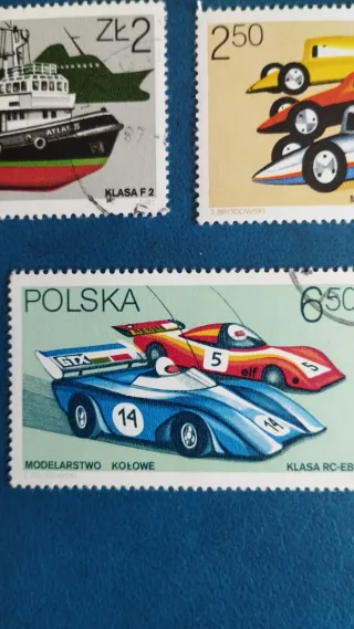 Lote 138 Sellos Polonia - Modelismo
