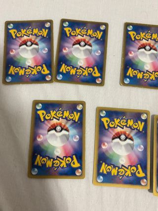 Lote cartas Pokémon japonesas antiguas