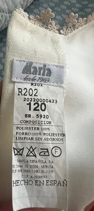 Traje Comunión Marla ( como nuevo )