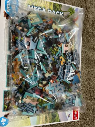 Puzzle 10 en 1 Dinosaurios Mega Pack nuevo