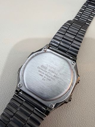 Orologio Casio A168WEGG in acciaio vintage