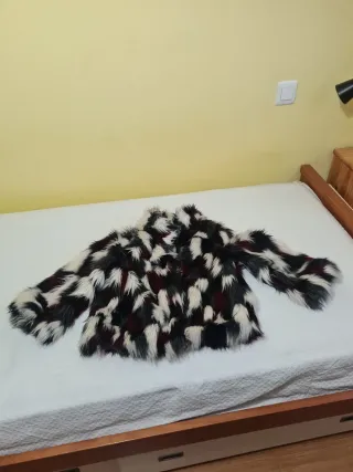 Abrigo de pelo sintético multicolor Gaudi