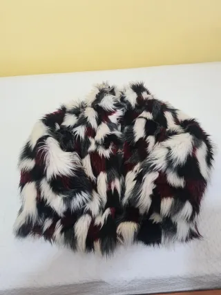 Abrigo de pelo sintético multicolor Gaudi