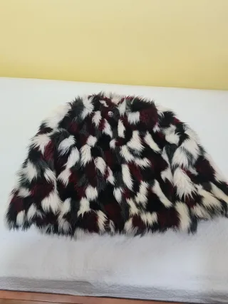 Abrigo de pelo sintético multicolor Gaudi