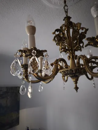 Lampara de techo + 2 de pared