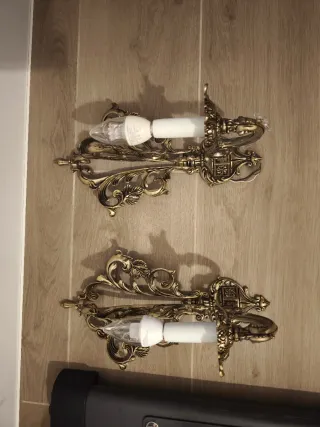 Lampara de techo + 2 de pared