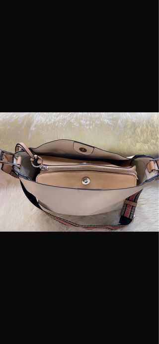 Bolso Tote Parfois Polipiel 3 Apartados