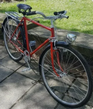 Bicicleta Clásica Roja