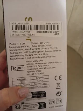 Piastra capelli Triferro