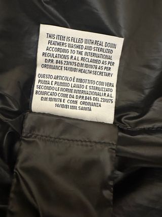 Moncler Gilet Nylon Laqué Lucido Nero