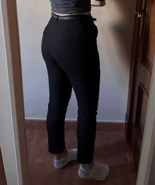 Pantalón de vestir / pinza Stradivarius negro