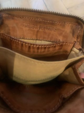 Monedero Zadig & Voltaire cuero marrón