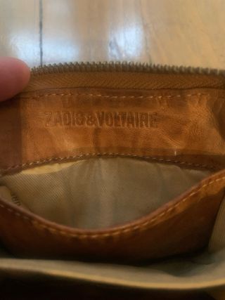 Monedero Zadig & Voltaire cuero marrón