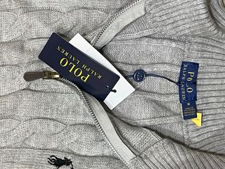 Jersey Polo Ralph Lauren gris trenzado