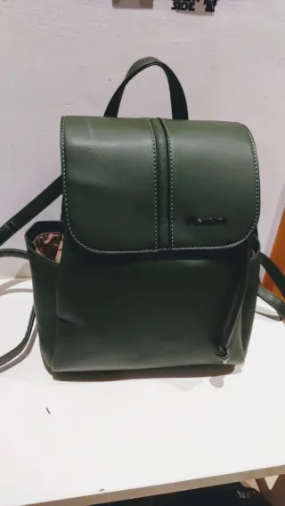 Bolso mochila verde