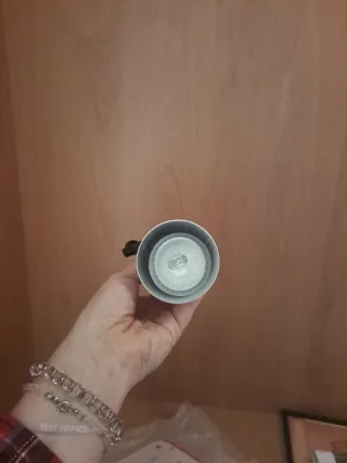 Lámpara Ikea Flexible Negra y Plateada con 5 luces