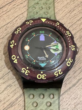 Swatch Scuba 200 Captain Nemo 1991 BOX ORIGINALE