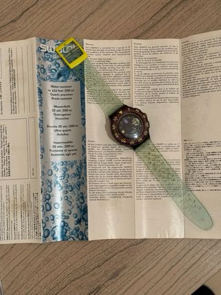 Swatch Scuba 200 Captain Nemo 1991 BOX ORIGINALE