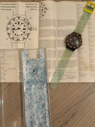 Swatch Scuba 200 Captain Nemo 1991 BOX ORIGINALE