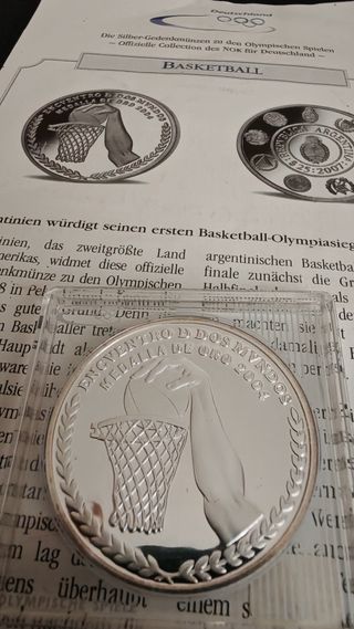 0,803 Oz Plata Pura 25 Pesos Argentina 2007 PROOF