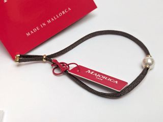 Pulsera Elástica Majorica Sifnos Perla y Oro