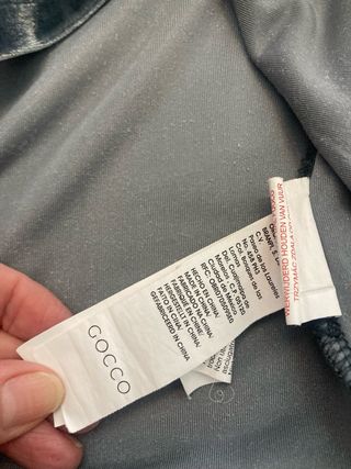 Camiseta Terciopelo Gocco Talla 15 . 16