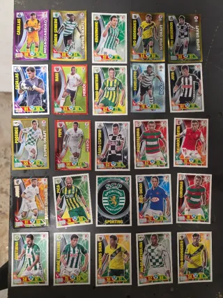 39 Cartas Panini Liga Portugal 2016/2017