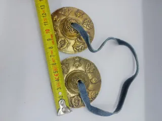 Cimbali Tibetani Tingsha in Ottone