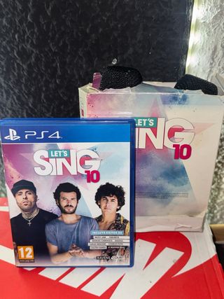 Let's Sing 10 PS4 + 2 micrófonos
