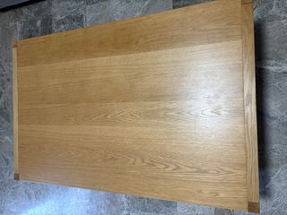 Mesa de centro de madera de roble