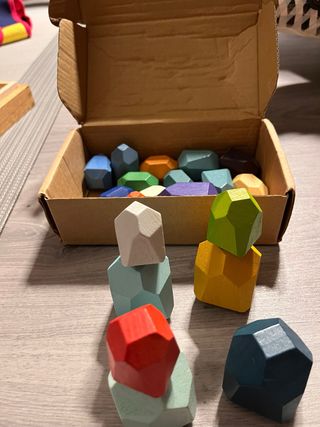 Bloques de construcción de madera