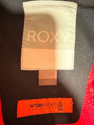 Chaqueta Roxy Gris y Rosa Talla L