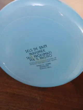 Bottiglia profumo vintage vetro opalino cuore Ital