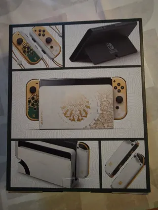 Lote Nintendo Switch OLED Edición Zelda Tears Kin