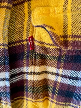 Camisa Levi's cuadros franela Talla S