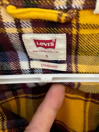 Camisa Levi's cuadros franela Talla S