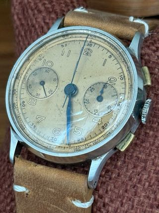 Cronógrafo Suizo Landeron Vintage