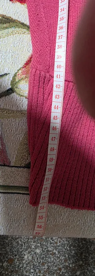 Cardigan aperto donna rosa scuro