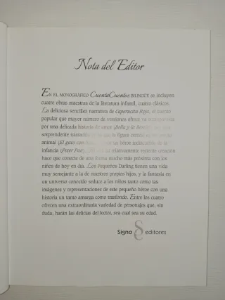 Libro cuenta cuentos bilingüe